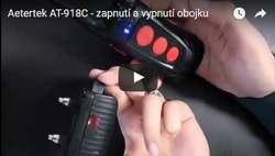 VIDEO: Aetertek AT-918C, nový design, lepší výdrž baterie, 100% vodotěsnost